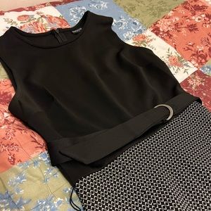 Enfocus Studio Black MIDI Dress.